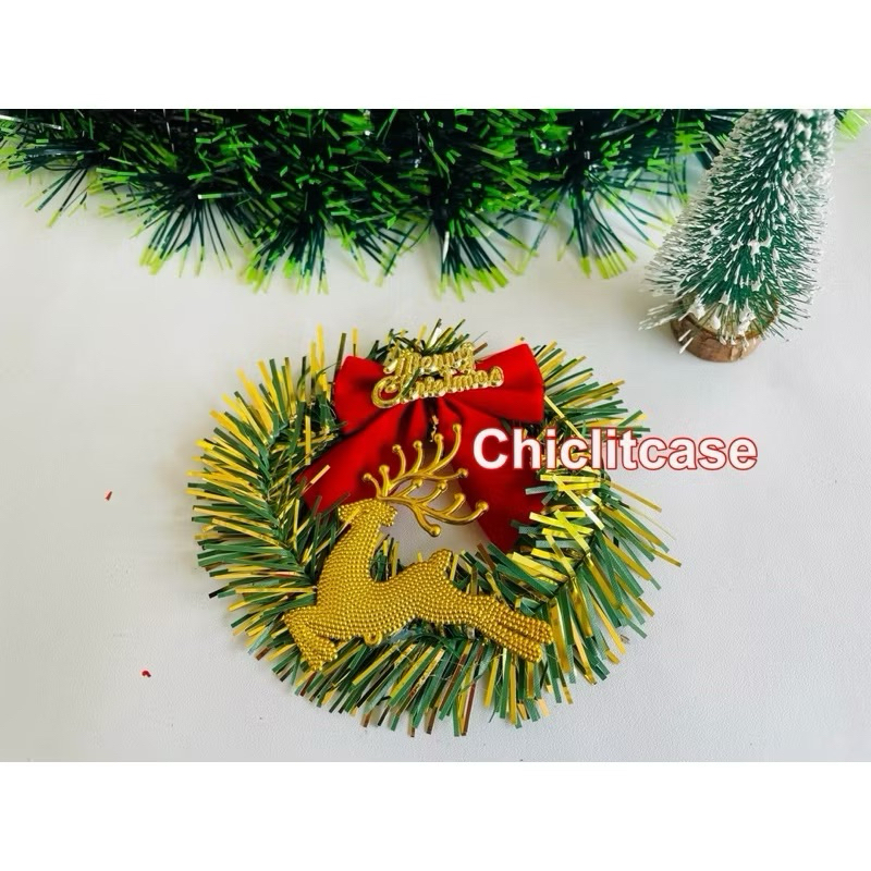 Gantungan hiasan dekorasi natal rusa/ornamen pohon natal rusa