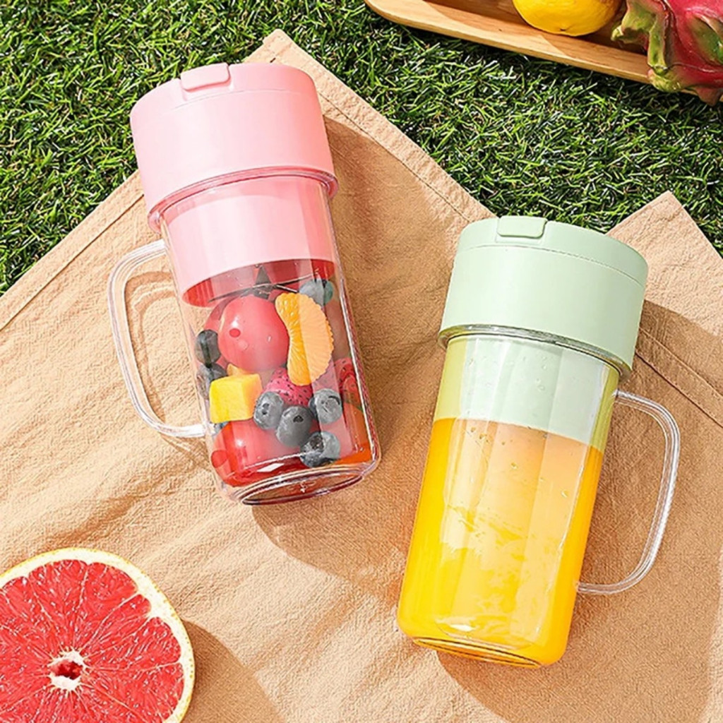 GH168 - JUICER BLENDER GELAS MINI | Juicer Cup Mini Portable | BOTOL JUICER LENGKAP DENGAN SEDOTAN