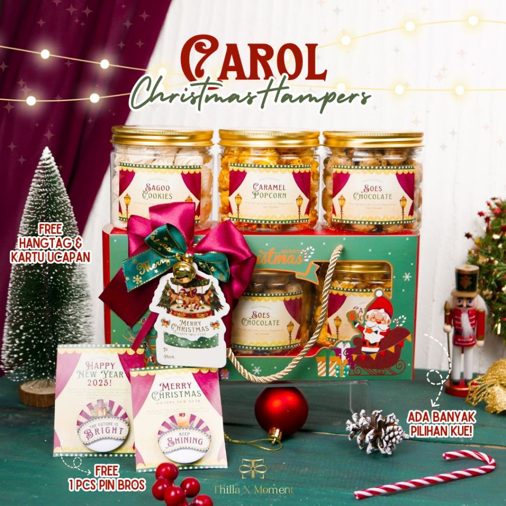 

[ CAROL ] HAMPERS NATAL 2024 KADO NATAL MERRY CHRISTMAS GIFT BOX PARSEL NATAL BINGKISAN HADIAH CHRISTMAST SOUVENIR NATAL CHRISTMAS HADIAH TAHUN BARU GIFT BOX NEW YEAR 2025 KADO NATAL HAMPER GIFT BOX