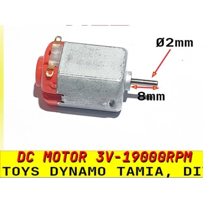 Motor DC 3v Dinamo dc Mainan tamiya dynamo kecil