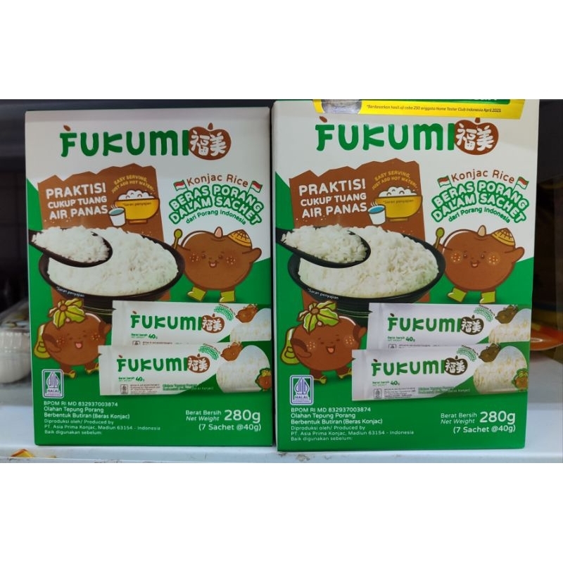 

fukumi Beras porang 280 gr kemasan sachet / kemasan 1 kg