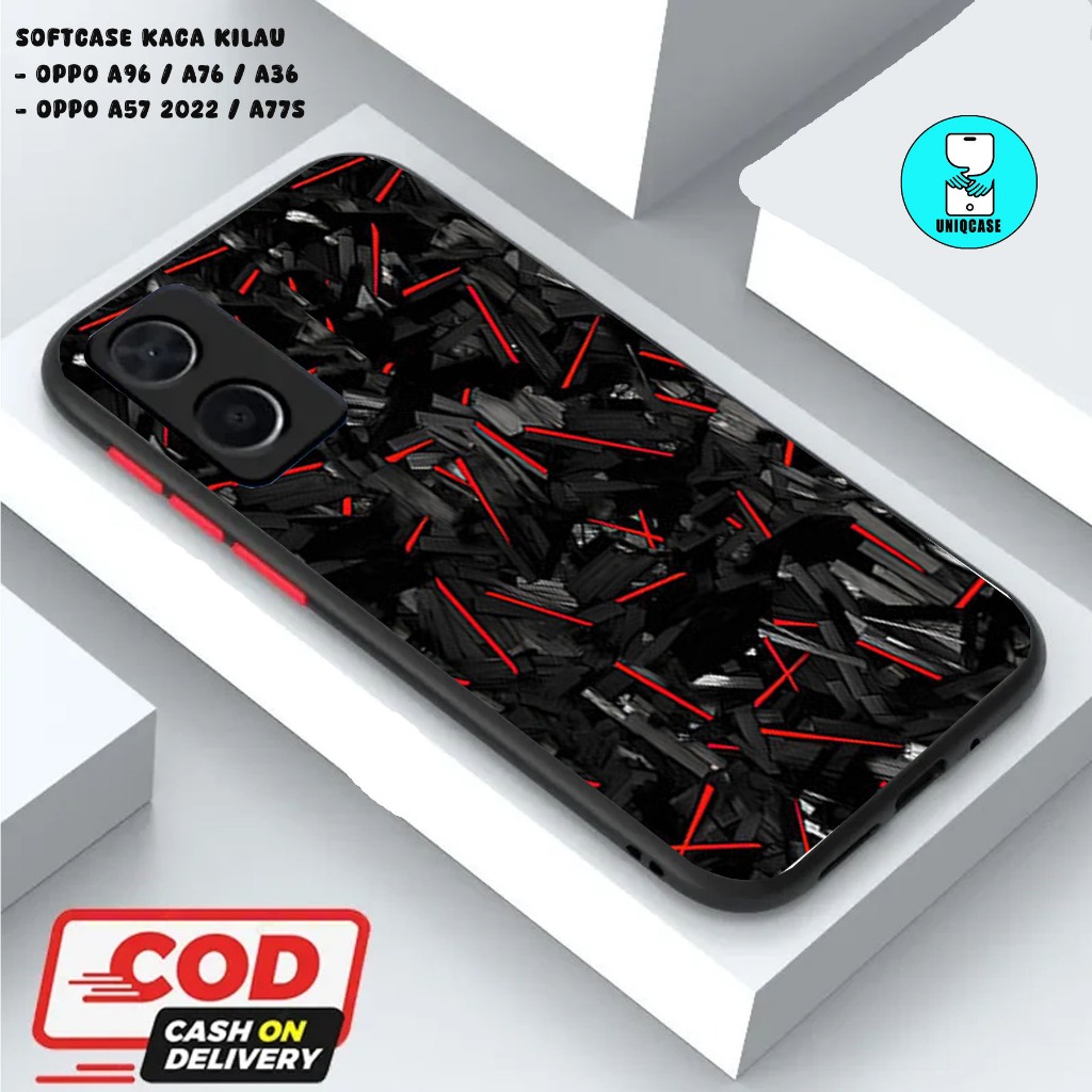 UNIQ  CASE SOFTCASE GLOSSY (KACA KILAU) OPPO A96 / A76 / A36 || OPPO A57 2022 / A77S dan ALL TYPE SM