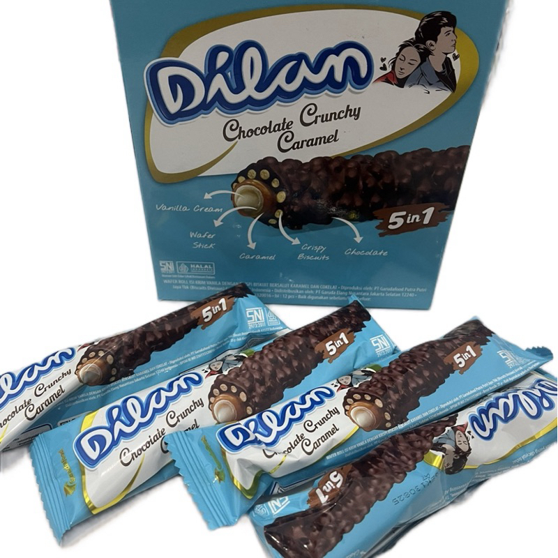 

(ECERAN ) DILAN CHOCOLATE CRUNCHY CARAMEL @25gr