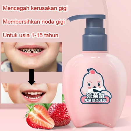 【Aman Tertelan】Pasta Gigi Anak karies gigi anak 200g odol anak 1-15 Tahun toothpaste baby flouride g