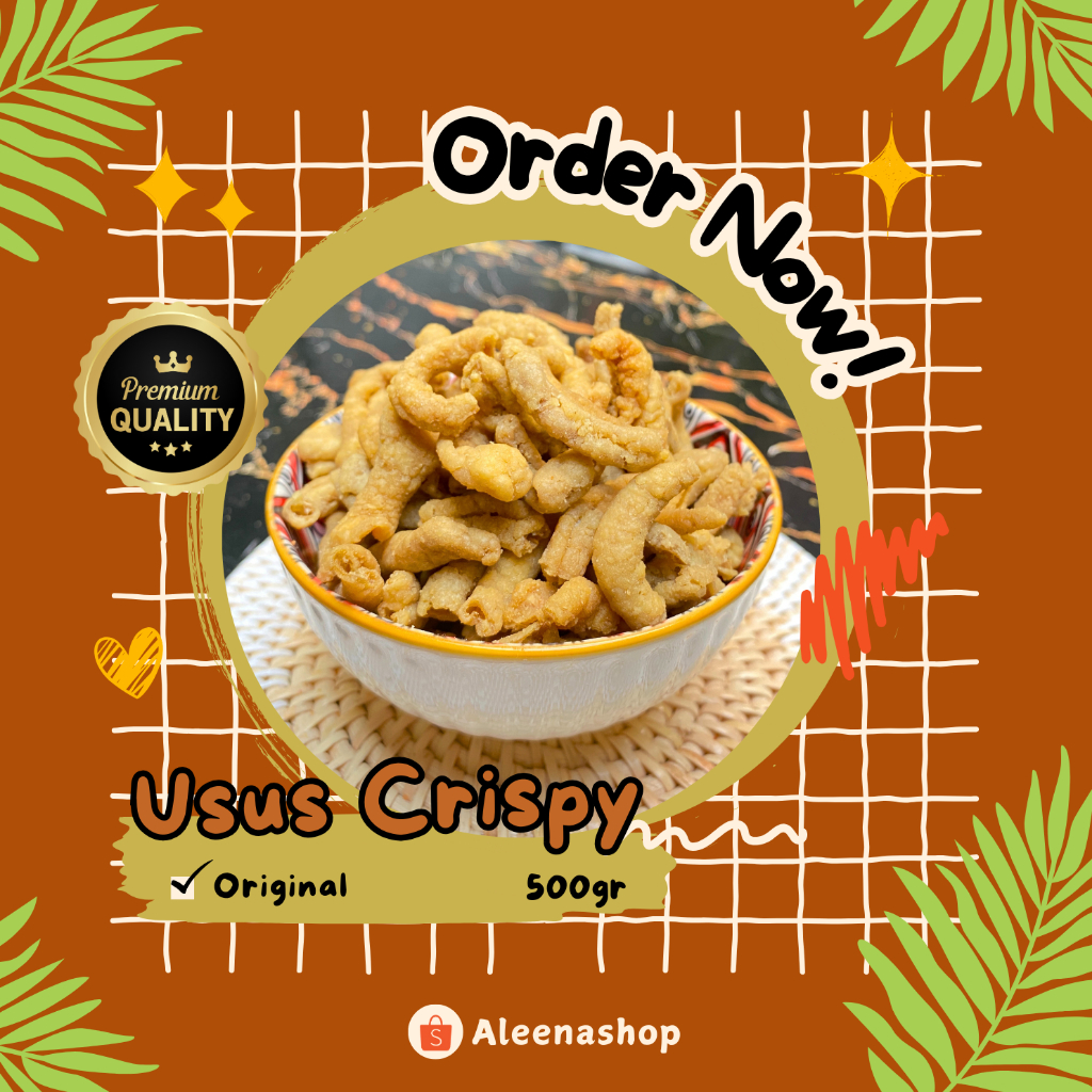 

CAMILAN USUS CRISPY PREMIUM / KERIPIK USUS KUALITAS PREMIUM ORIGINAL | 500gr