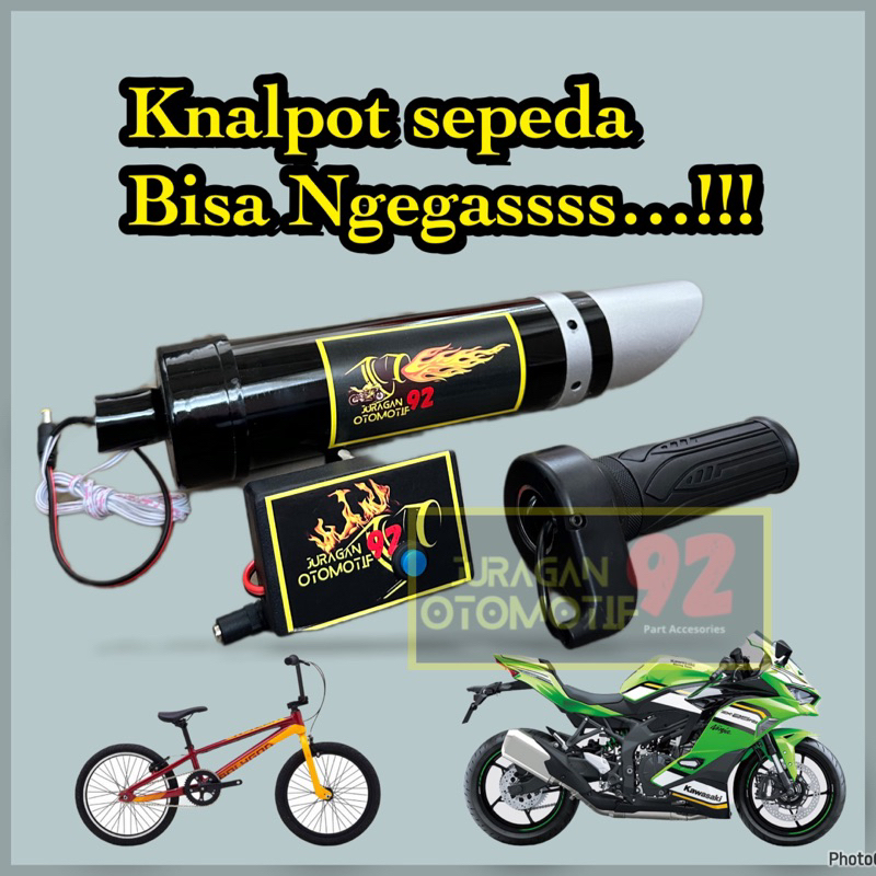 KNALPOT SEPEDA SUARA ZX25 LIPAT KNALPOT SEPEDA ANAK SEPEDA MOTOR LISTRIK KNALPOT MAINAN ANAK LAKI