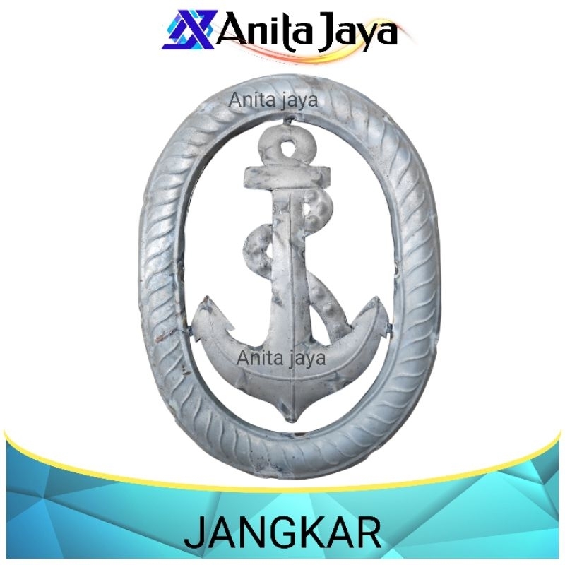 ornamen center hiasan pagar balkon dll model jangkar besi plat