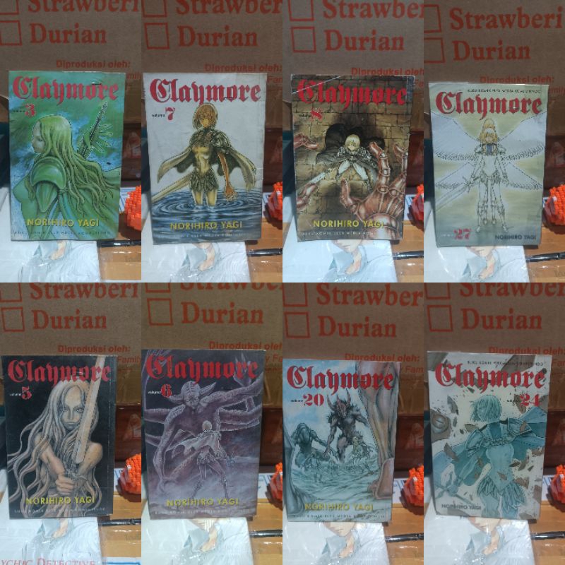 Komik Claymore 3,5,6,7,8,20,24,27 cabutan / komik Claymore vol 3,5,6,7,8,20,24,27 cabutan