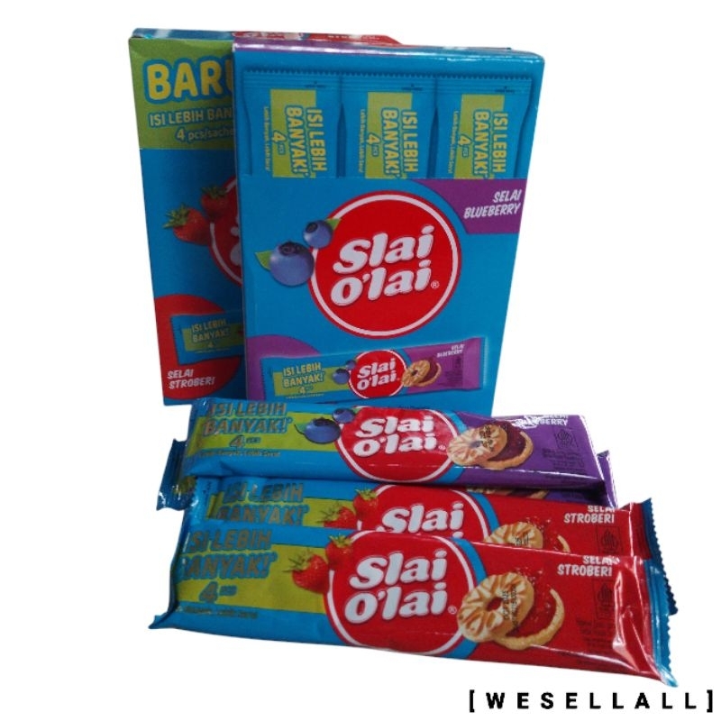 

Biskuit Slai Olai Susu Dengan Selai 320 gr (10 Bungkus @ 32 gr) | 0086ECE