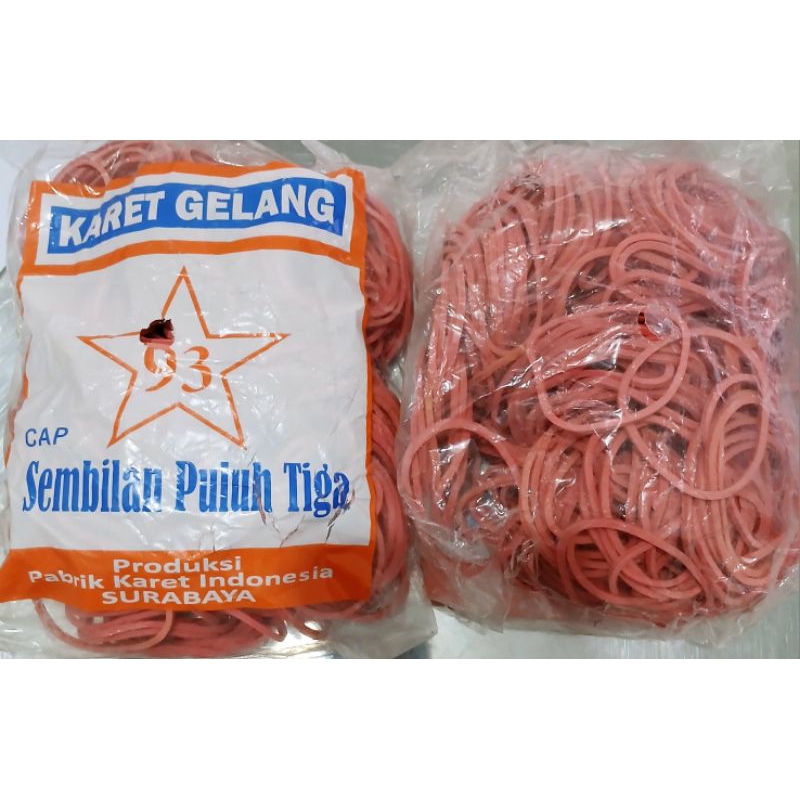 

KARET GELANG CAP SEMBILAN PULUH TIGA
