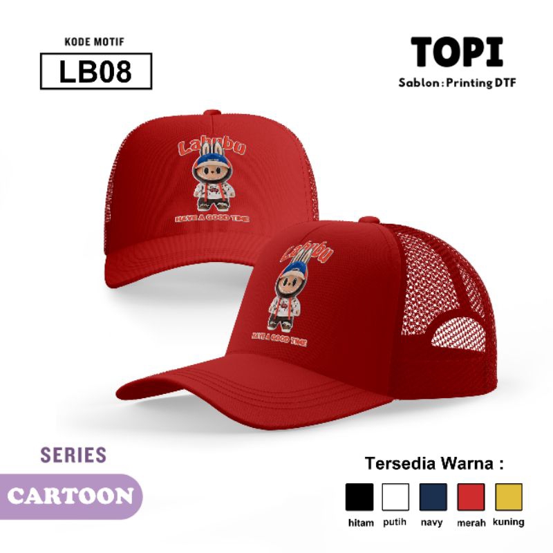 K - Topi Anak Labubu - Have a good time