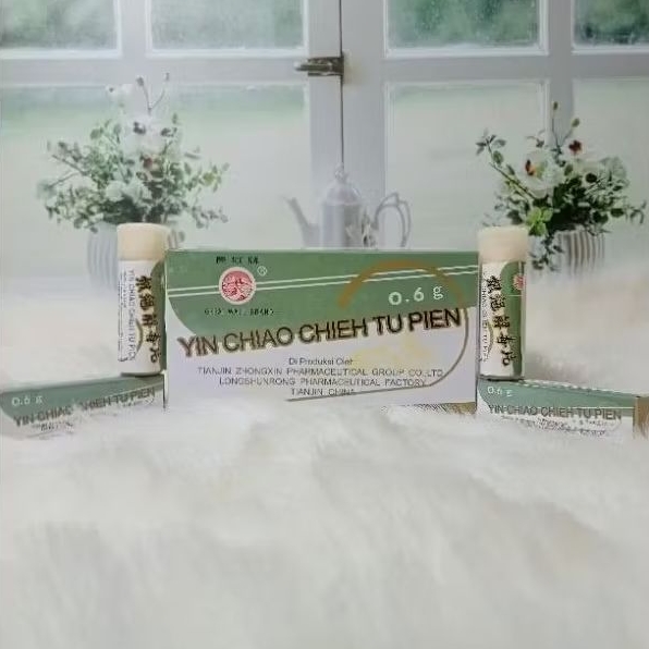 Yin Chiao Chieh Tu Pien obat cina bantu atasi flu batuk radang tenggorokan dan amandel