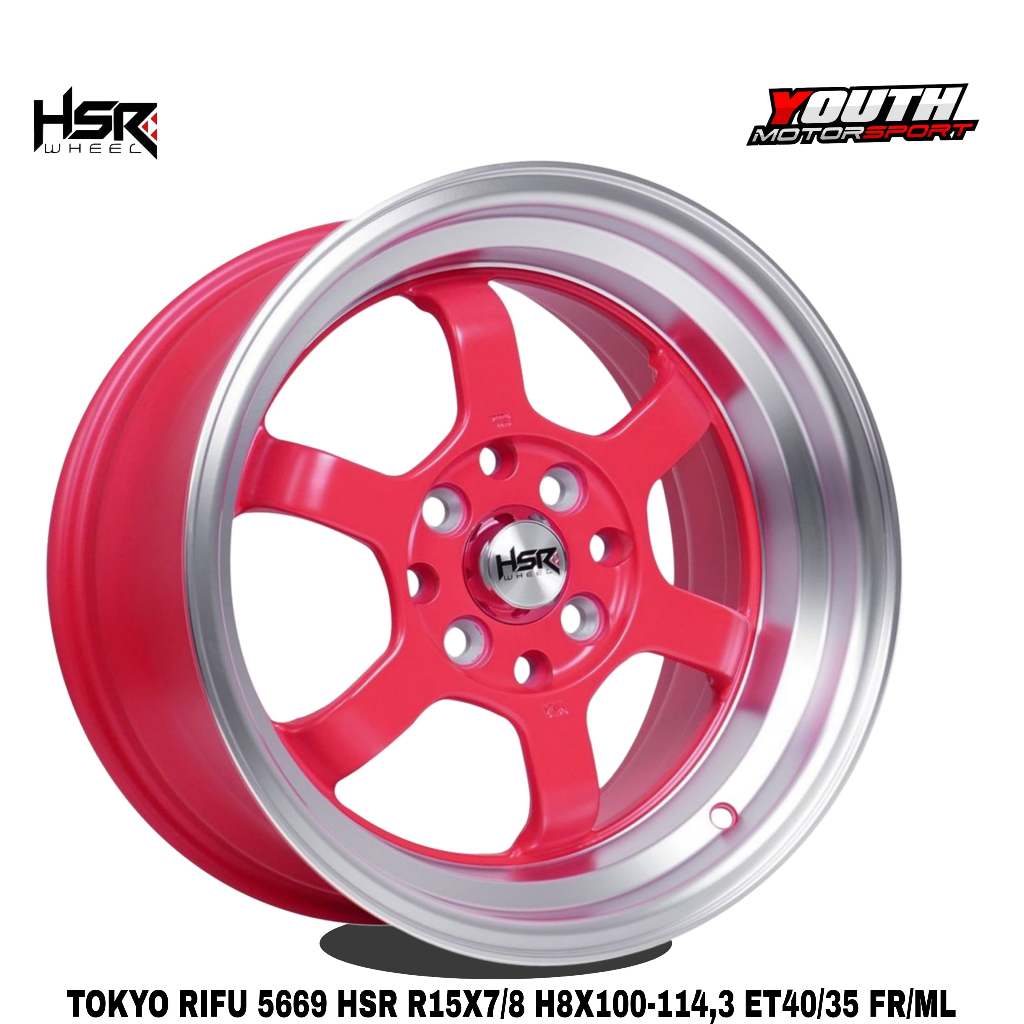VELG R15 HSR TOKYO RIFU COCOK UNTUK AVANZA,XENIA,BRIO,SIGRA,AGYA DLL