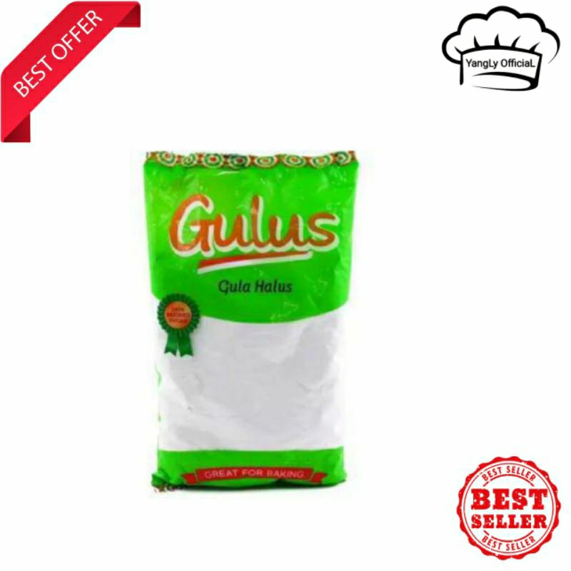 

GULUS ( Gula Halus ) 500gr - HALAL & BPOM