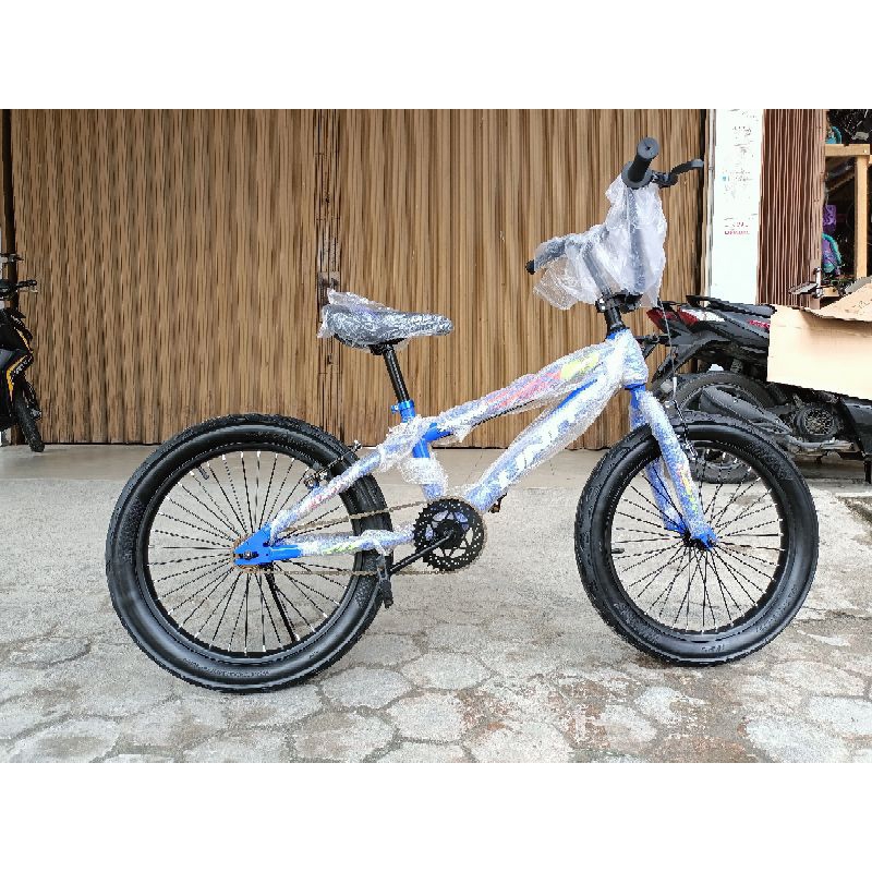 SEPEDA BMX UNITY RING 20 BAN BESAR,WARNA BIRU