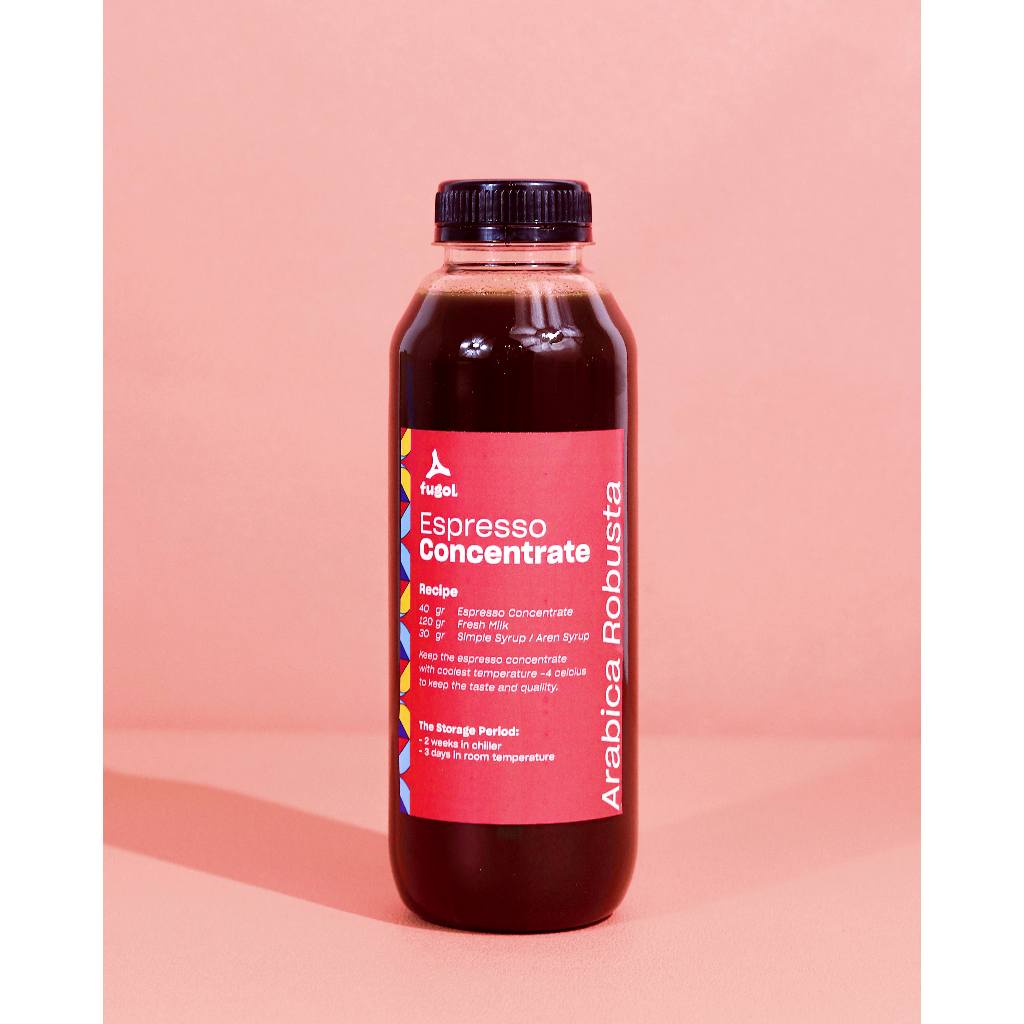 

Espresso Cair Kopi Konsentrat Full Kopi Arabica Robusta (ARABUSTA) 250 ml (Bandung & JABODETABEK)