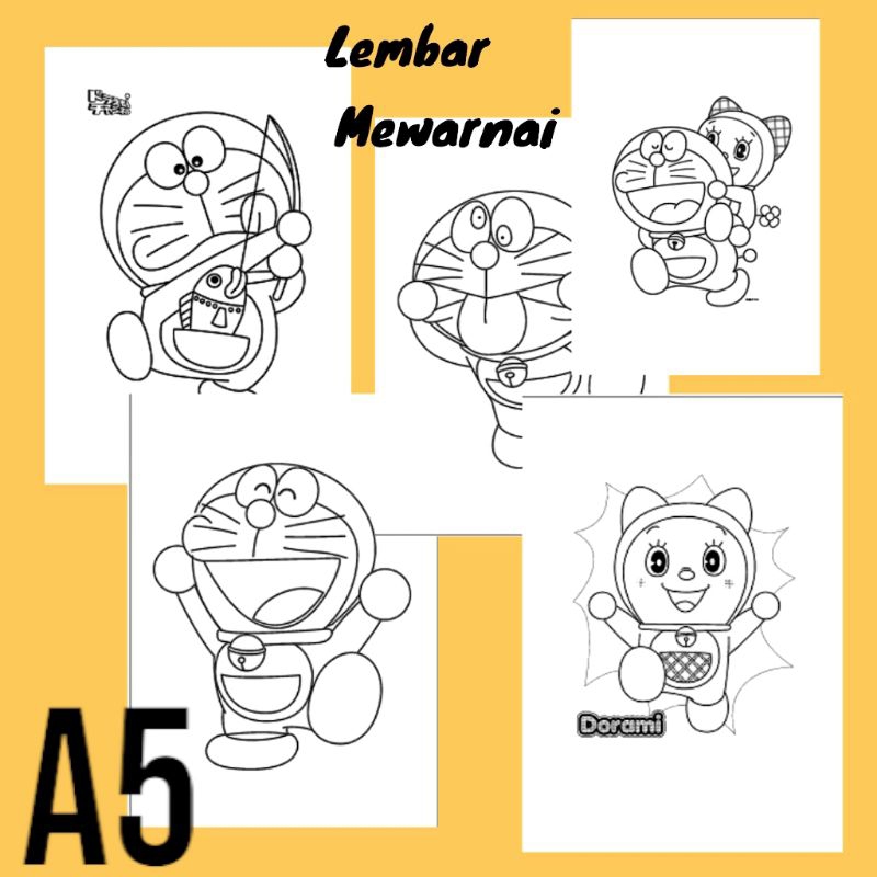 

Kertas Lembar mewarnai 10 lembar kertas A5