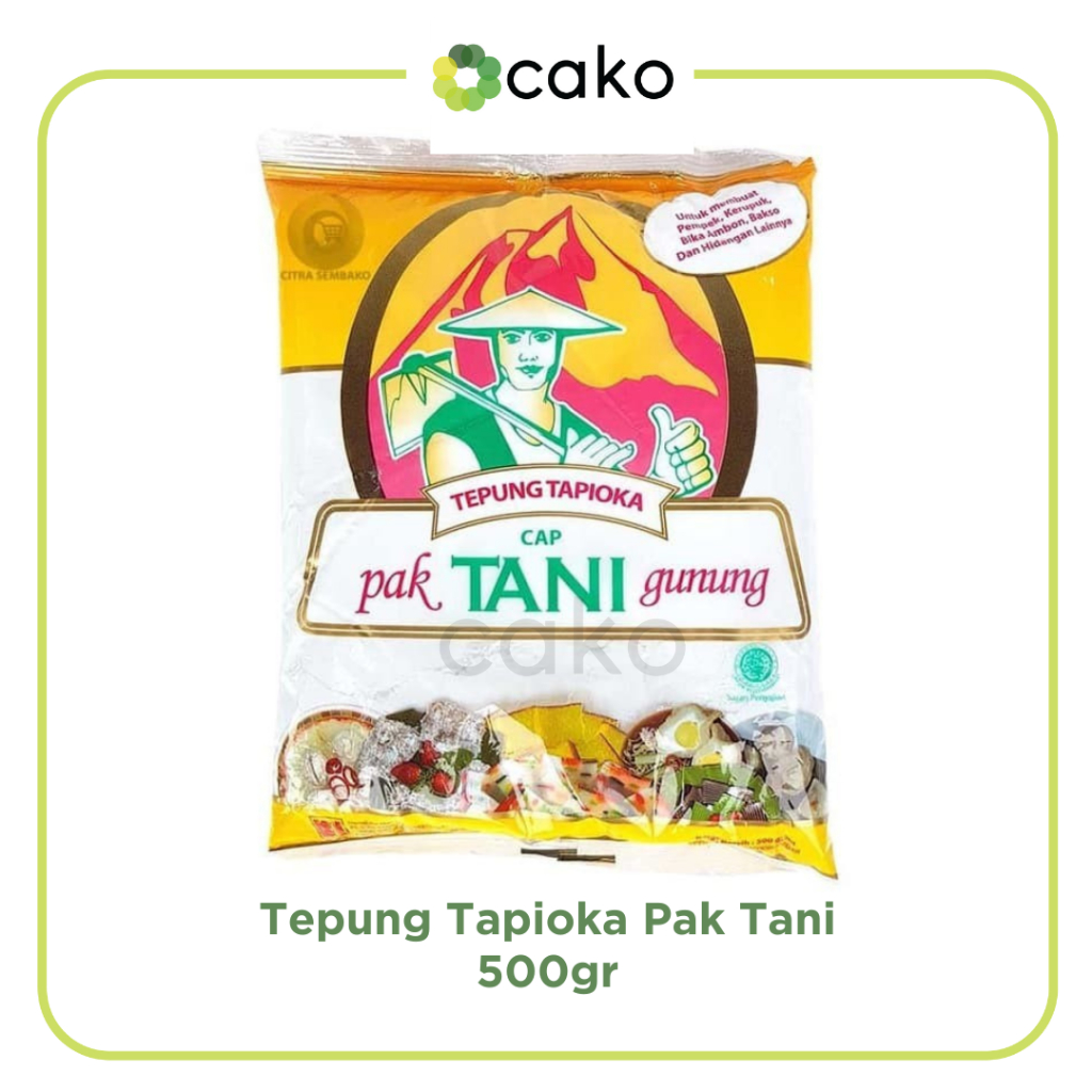 

Cap Pak Tani Gunung Tepung Tapioka 500gr