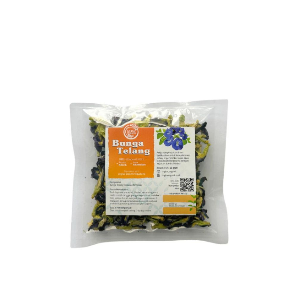 

Bunga Telang Natural 10gr - Lingkar Organik