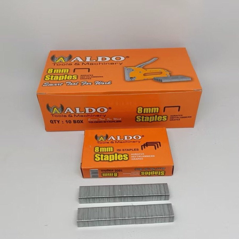 

[ isi 1000 PCS ] ISI STAPLES ALDO 8mm | Isi Steples | wire staples | reffil staples