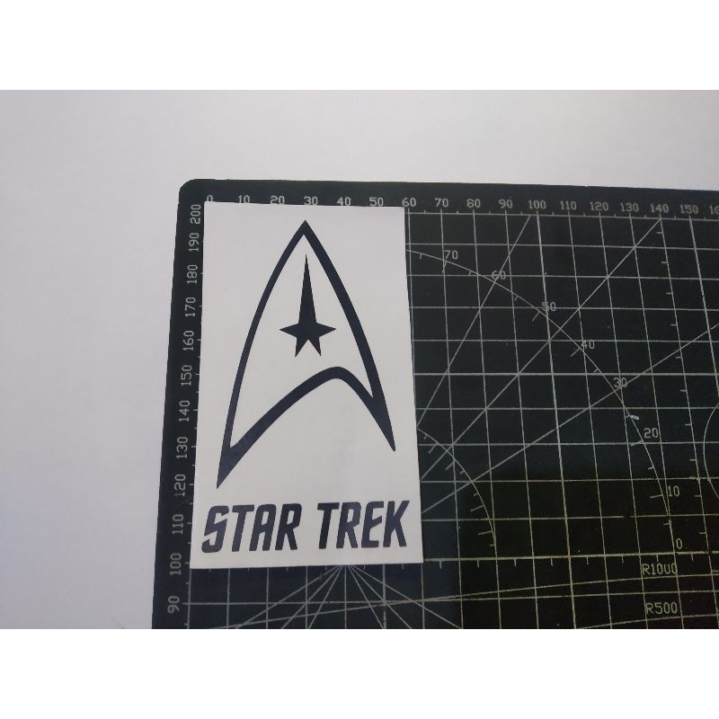 

stiker cutting star trek