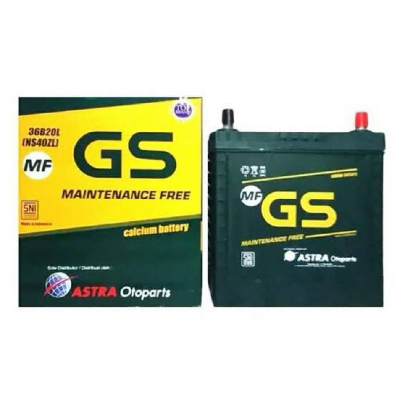 Aki GS Astra NS40ZL MF - Accu GS Maintance Free / Aki Kering