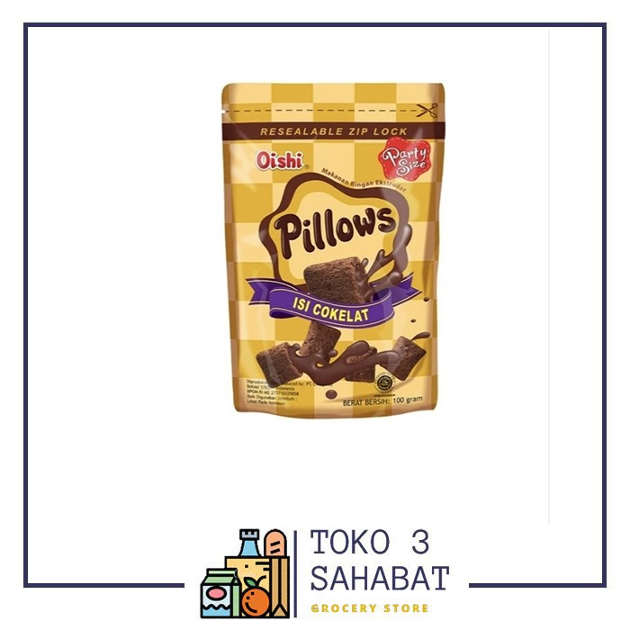 

Oishi Pillow Cokelat 100Gr