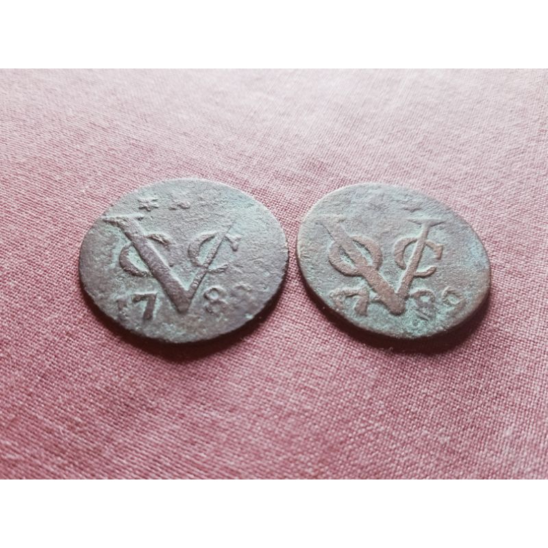 koin belanda voc zeeland tahun urut 1788 dan 1789