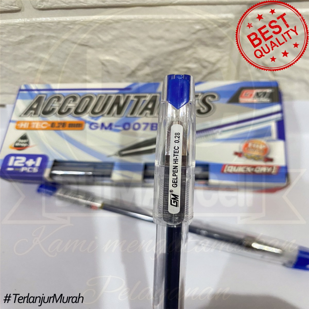 

Bolpoint / Pulpen / Pen Hi-tech Gel GM Warna Biru