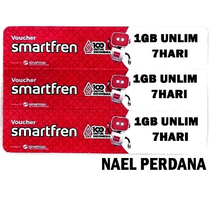 VOUCHER SMARTFREN UNLIMITED 1GB 7HARI