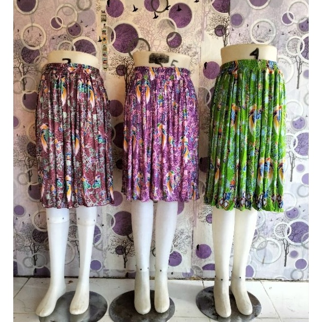 KF7 ROK PENDEK DEWASA KAIN JERSEY BATIK PAPUA MOTIF BURUNG CENDRAWASI PENDEK DEWASA DI JAMIN YANG LA