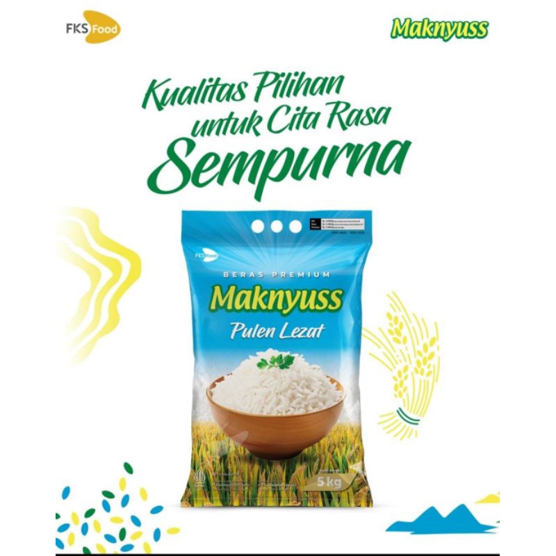 

Beras Maknyuss premium pulen lezat 5kg