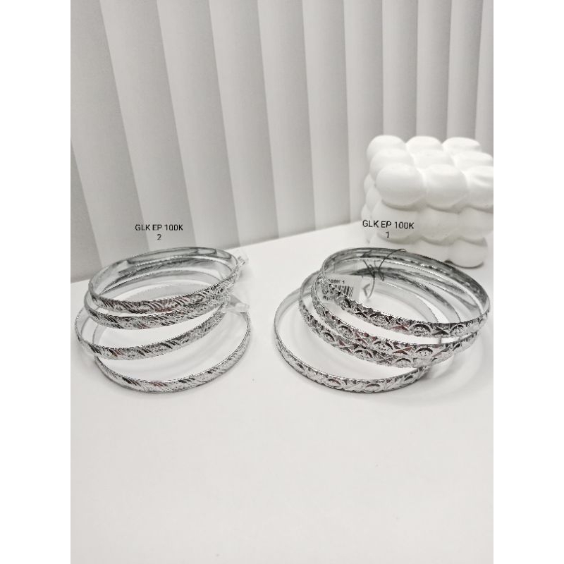 GELANG PERAK KERONCONG WANITA DEWASA