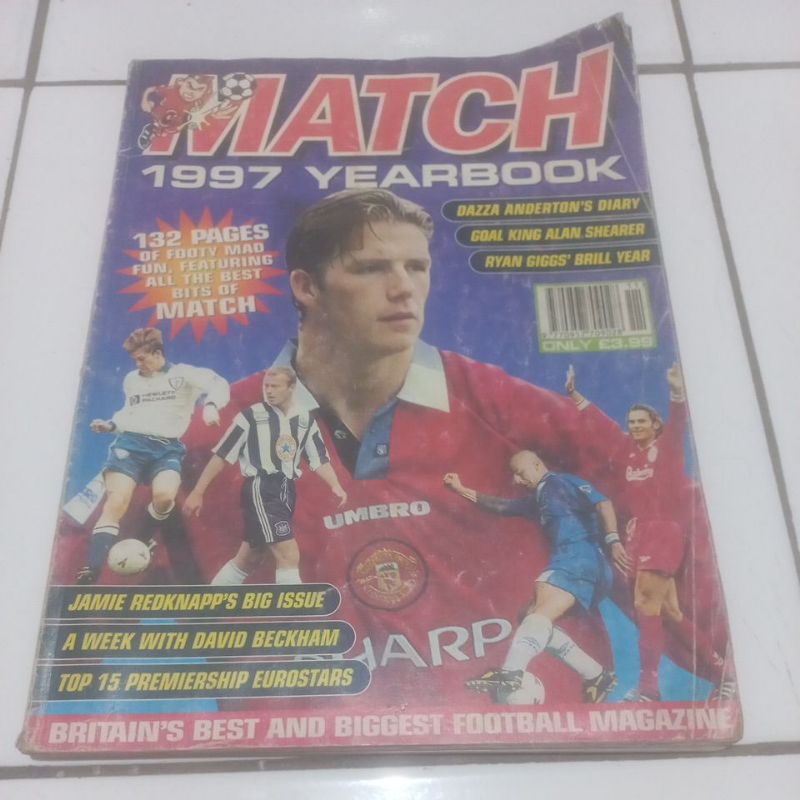 MAJALAH MATCH FOOTBALL 1997 YEARBOOK