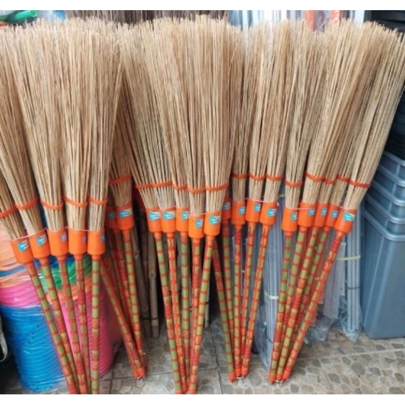 SAPU LIDI GAGANG TAMAN HALAMAN TANGKAI GAGANG PANJANG / SAPU LIDI OUTDOOR JUMBO