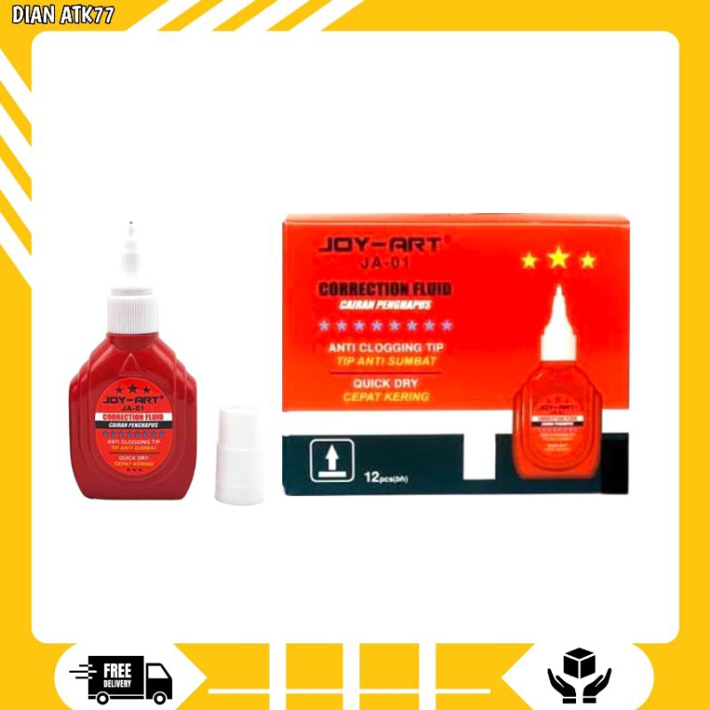 

Tipex Cair Joy Art JA-01/ Tipe X Joy Art Jual Satuan