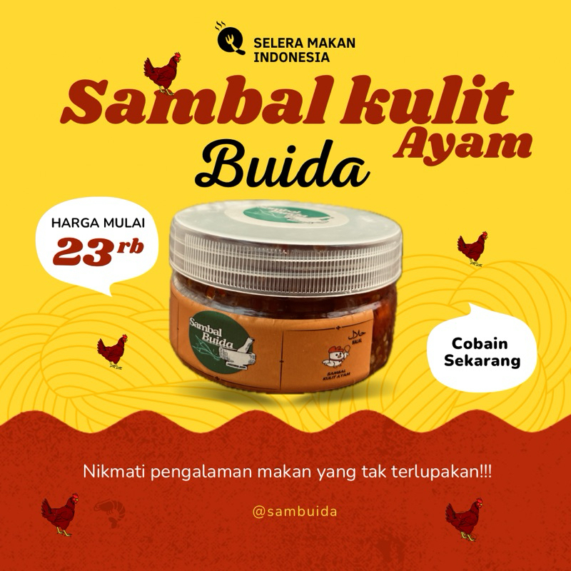 

sambal kulit ayam 150gr