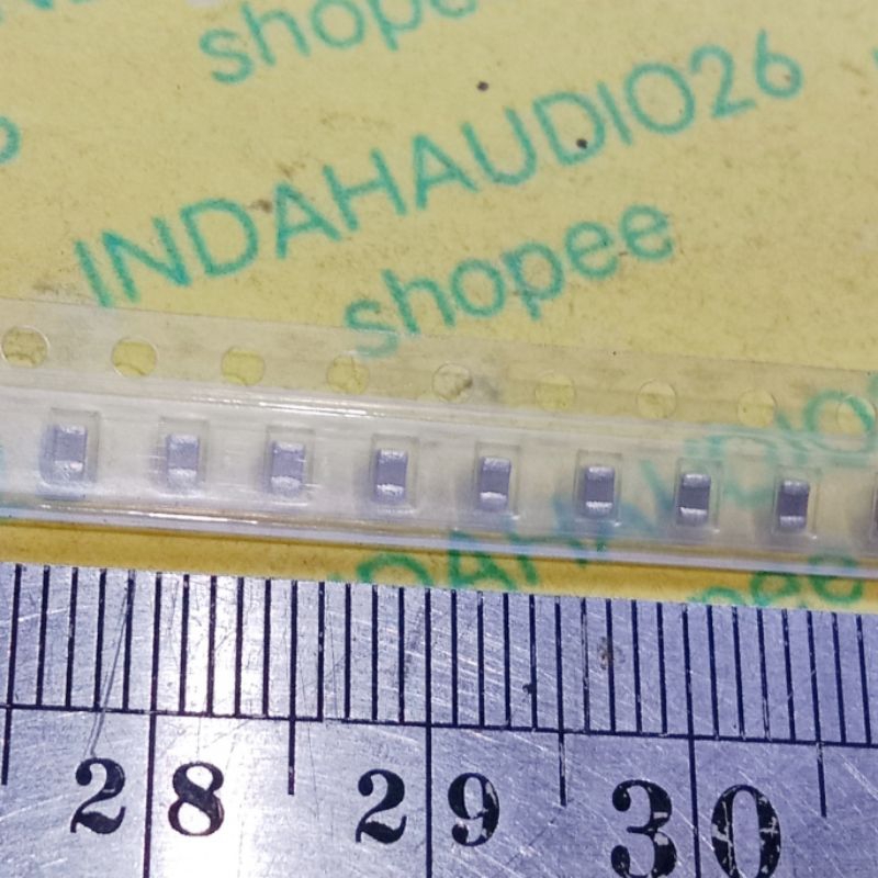 KYOCERA 104 50v smd 0805 LxWxT 2x1.25x1.25mm 100n 100nf smt kapasitor multilayer keramik 100 n nf ch