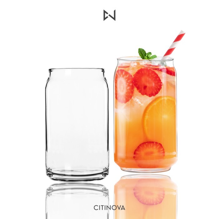 RB 6PCS GELAS CITINOVA ALE / GELAS KACA Bening / GELAS KAFE SETENGAH LUSIN / SOUVENIR KADO