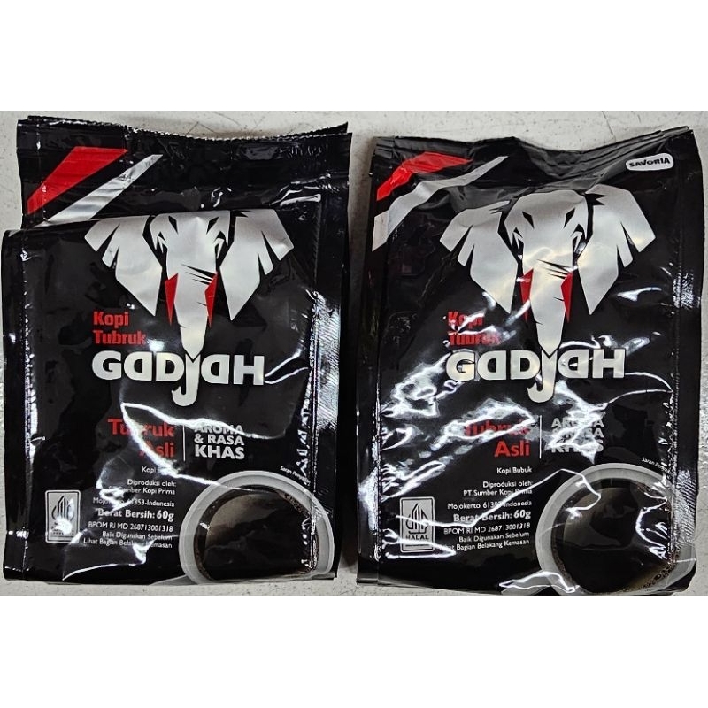 

Kopi Tubruk Gadjah 60g - 1 bks