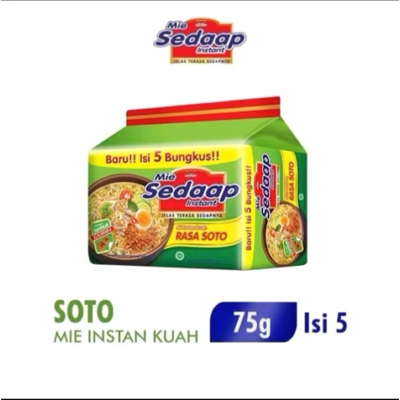 

Mie Sedaap Instant Soto Isi 5pc