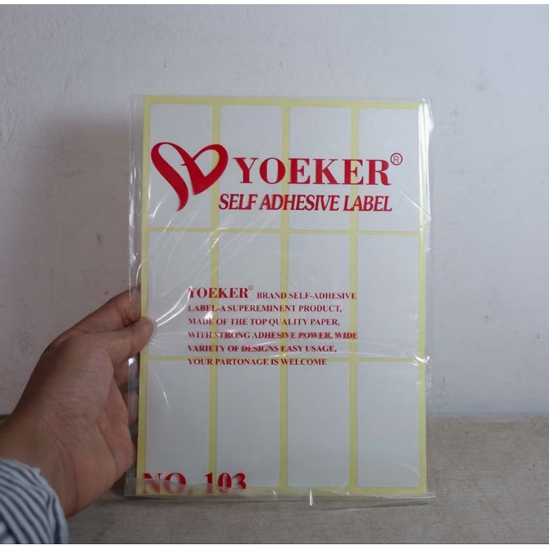 

stiker label nama no 103