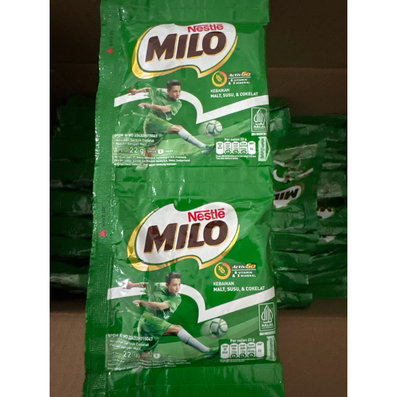 

Susu Milo 1 Renceng isi 10 Sachet / Coklat