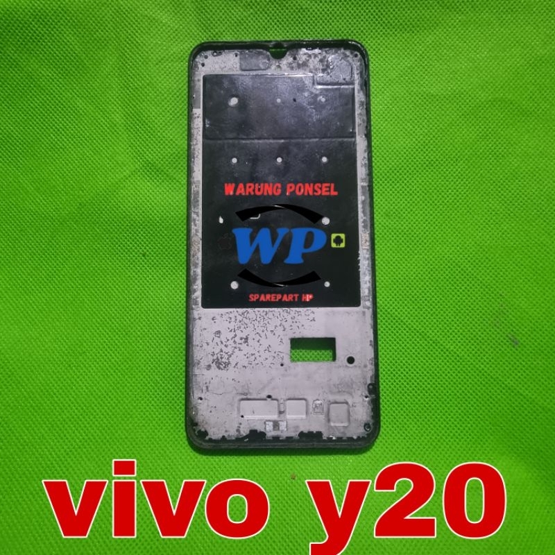 FRAME LCD DUDUKAN LCD BEZZEL VIVO Y20 ORI COPOTAN NORMAL