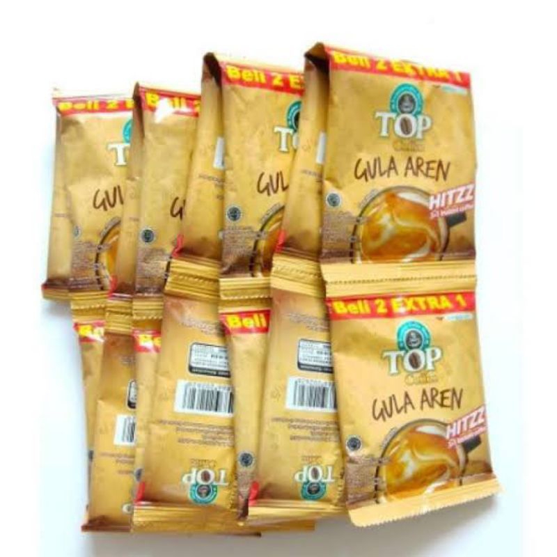

Kopi Top Gula Aren 22 gr 1 Renceng isi 10+5 Sachet