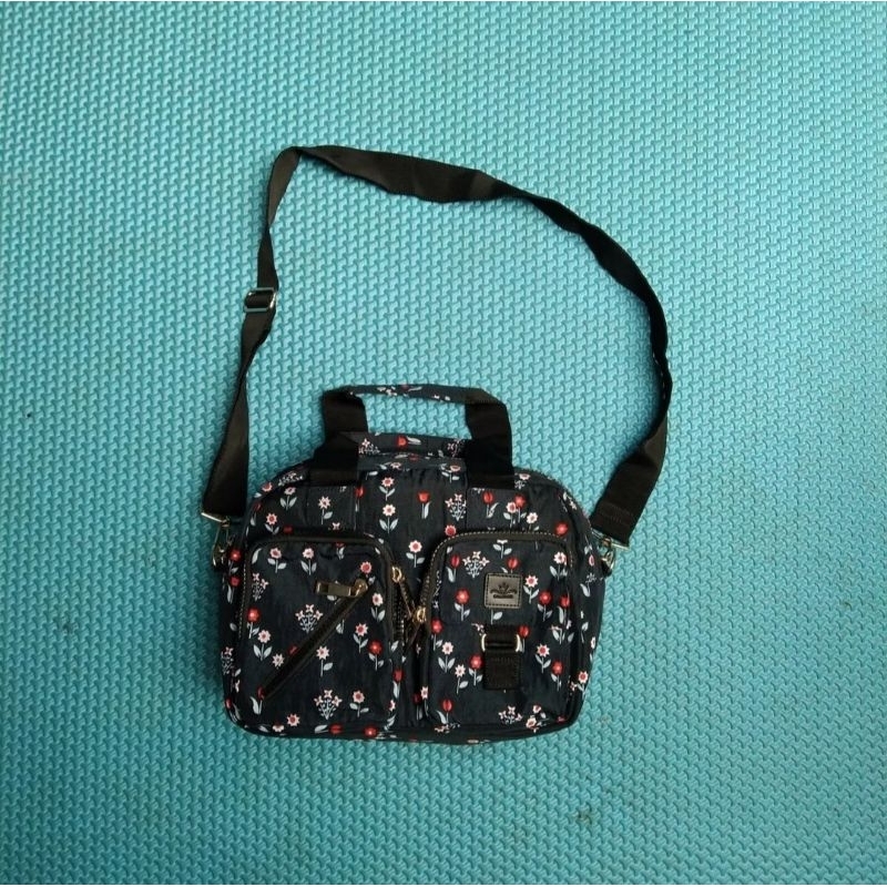 Slingbag/Tas Harian Daily/Tas Pria Wanita Second ORI Brand CalliBasic Motif Bunga