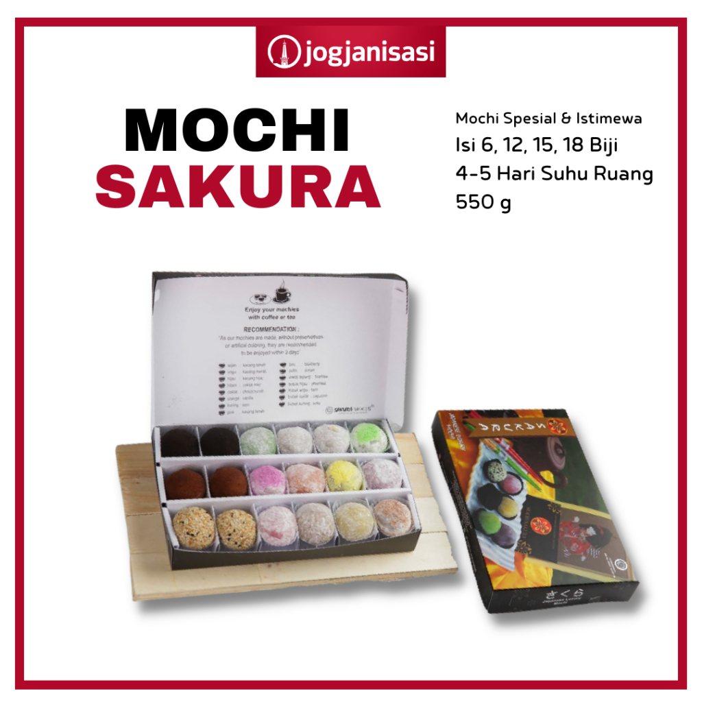 Mochi Sakura Mochi Spesial dari Jogja