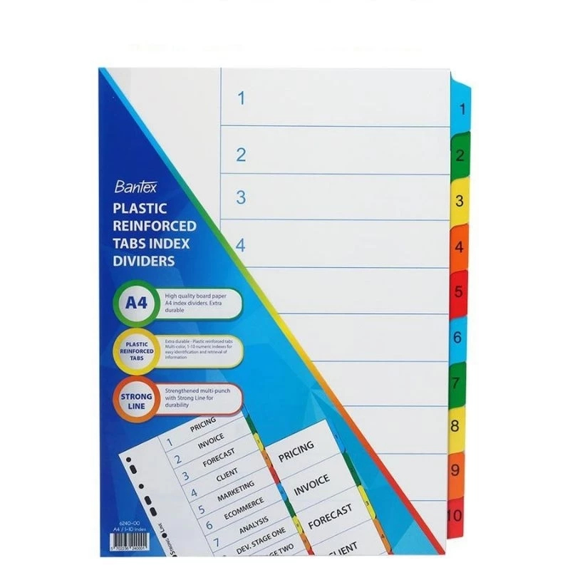 

BANTEX PEMBATAS BINDER DIVIDER B5