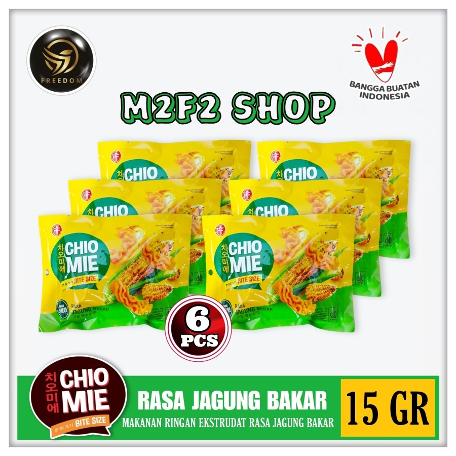 

Chio Mie Bite Size Roasted Corn | Snack Camilan Rasa Jagung Bakar - 15 gr (Kemasan 6 Pcs)