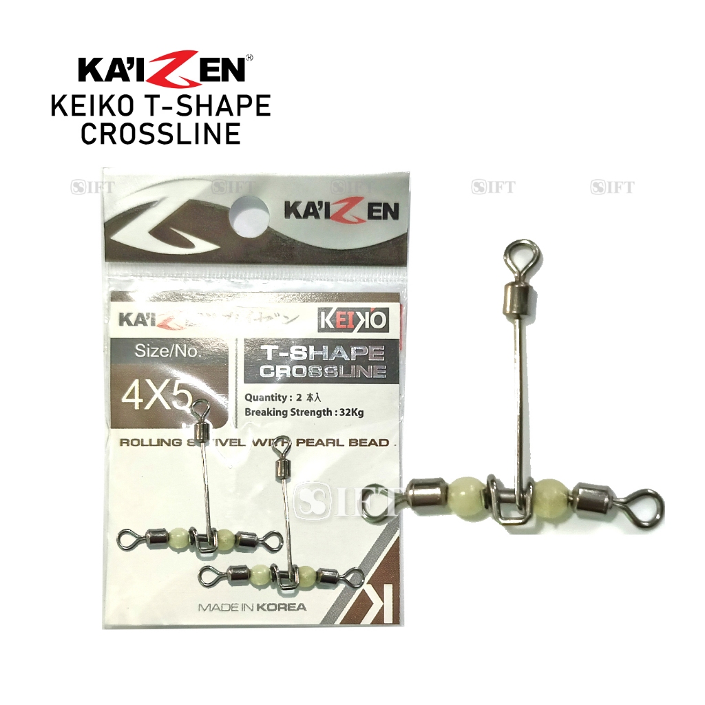 Kili-kili Cabang KAIZEN KEIKO T-SHAPE CROSSLINE Swivel Kail | IFT